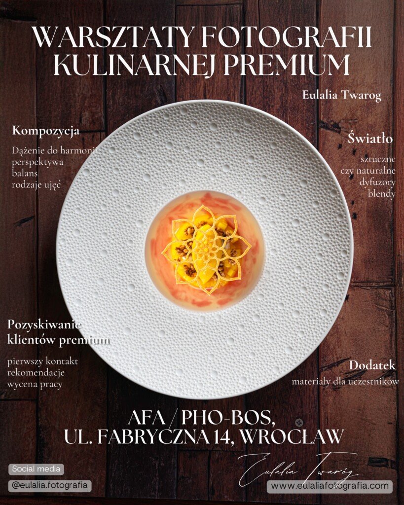 Warsztaty Fotografii Kulinarnej